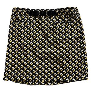 Ann Taylor Loft Women’s Mini Skirt Size 2 Corduroy Flat Front Multi Color